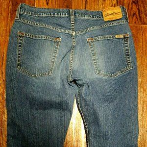 Levis Signature Stretch Bootcut Jeans Womens 8 Short Med Wash Blue Denim